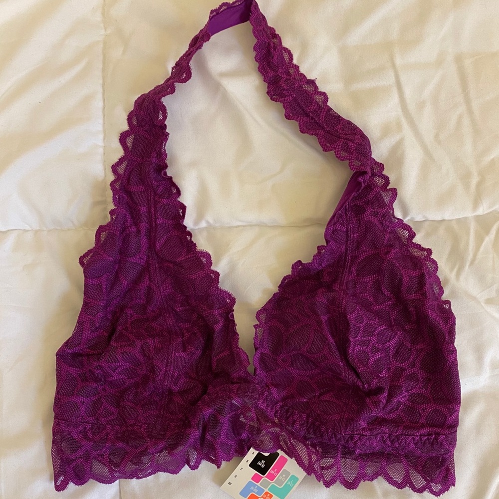 PINK halter bralette *tag on*